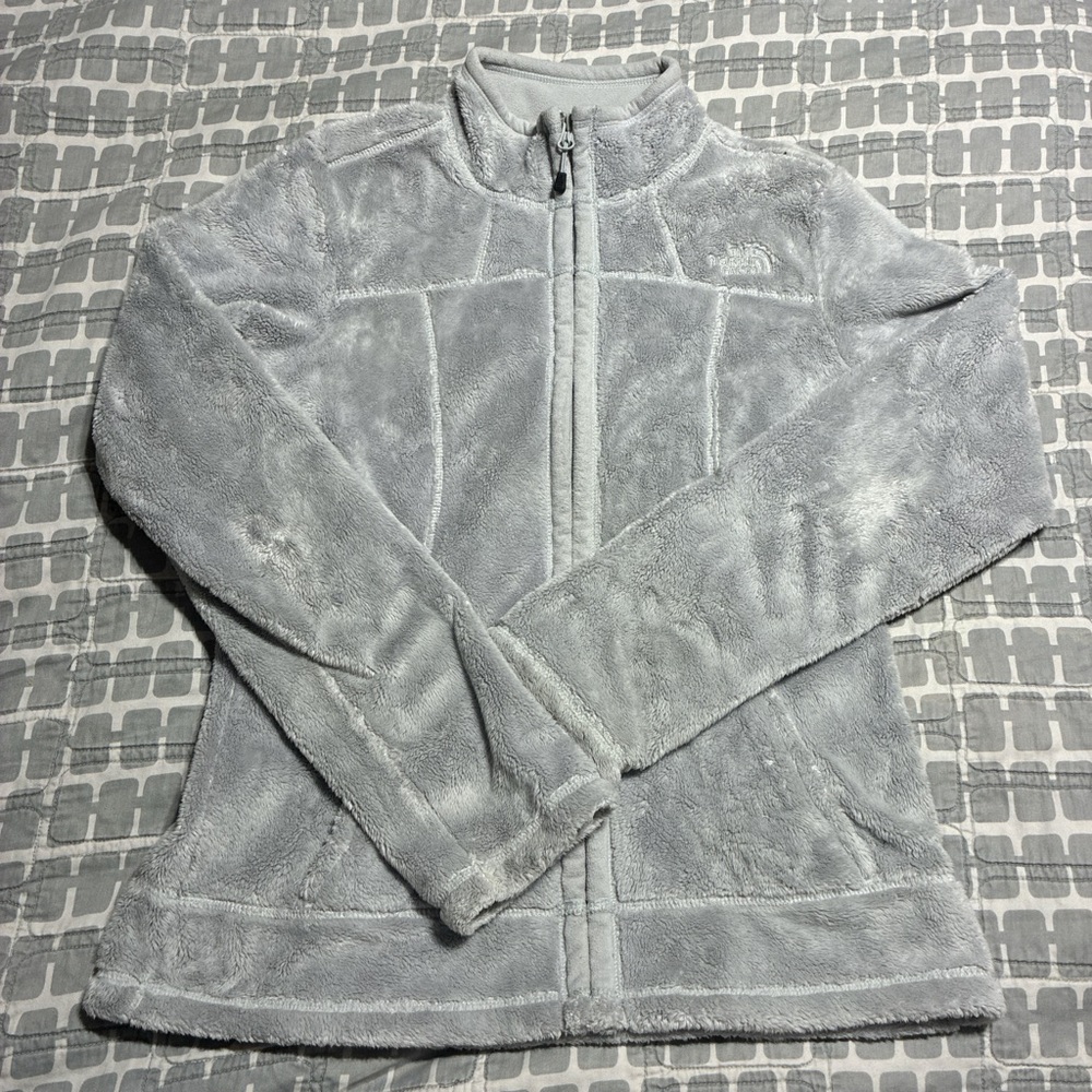 The North Face Light Gray Fleece Pullover
